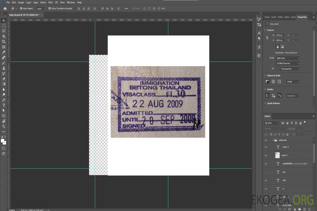 TIMBRE DE VISA DE THAÏLANDE template TIMBRE DE VISA DE THAÏLANDE template